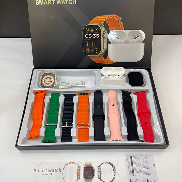 SMARTWATCH ULTRA 18® (Haz y Recibe Llamadas) +AirPods