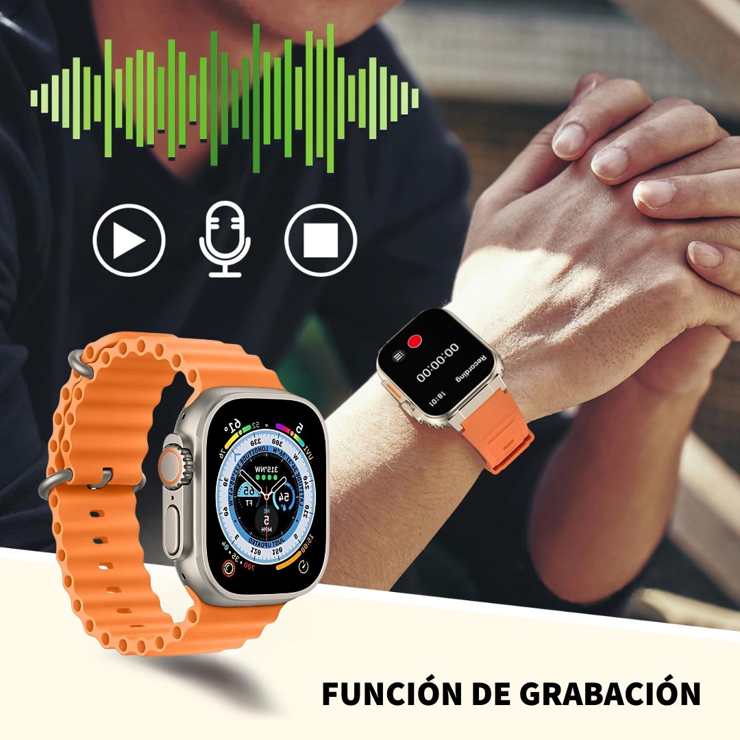 SMARTWATCH ULTRA 18® (Haz y Recibe Llamadas) +AirPods