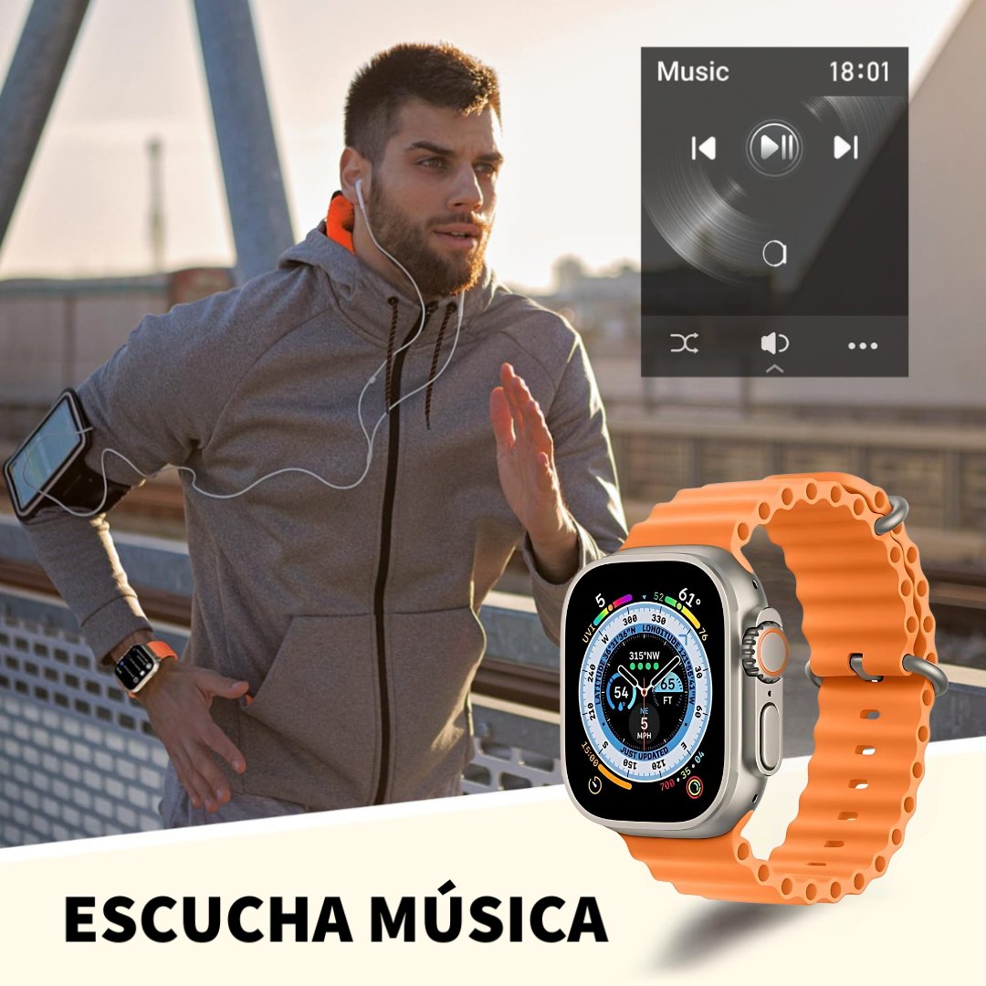 SMARTWATCH ULTRA 18® (Haz y Recibe Llamadas) +AirPods