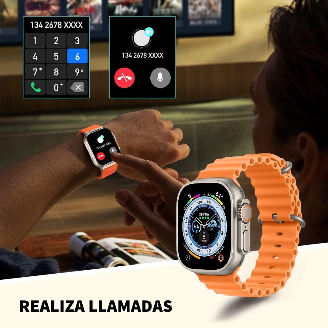 SMARTWATCH ULTRA 18® (Haz y Recibe Llamadas) +AirPods